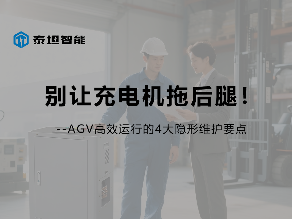 泰坦智能 | 别让充电机拖后腿！AGV移动机器人高效运行的4大隐形维护要点